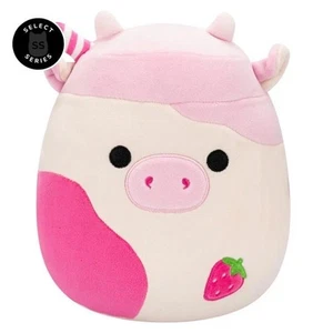 8" Caedyn 🍓 Erdbeermilch duftende Kuh Serie auswählen rosa Squishmallows Futter - Bild 1 von 6