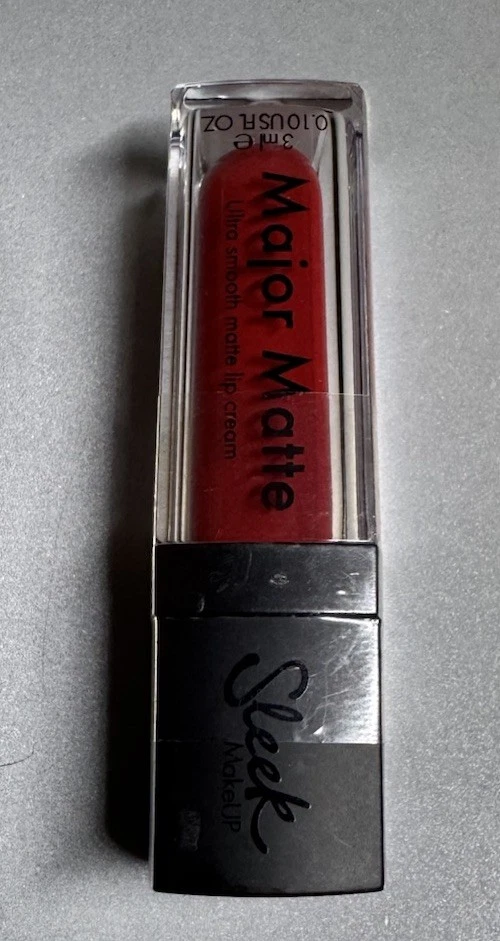 Sleek Makeup Major Matte Ultra Smooth Lip Cream RIOJA RED 0.10 oz SEALED  - Image 1 of 2