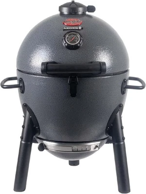 ® Parrilla y ahumador portátil Kamado AKORN® Jr. con rejillas de hierro fundido y Foto 1 de 4