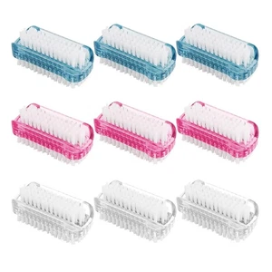 Paquete de 9 Cepillos de Uñas de Doble Cara, Cepillos Exfoliantes de Uñas de Mano con Suave...  - Imagen 1 de 6