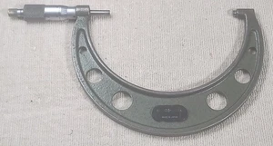 MITUTOYO Tool NO. 103-220A MICROMETER 5-6" .0001" Resolution W Carbide Faces. - Picture 1 of 11