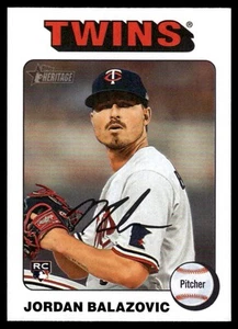 2024 High Numbers Jordan Balazovic RC Minnesota Twins #680 - Picture 1 of 2