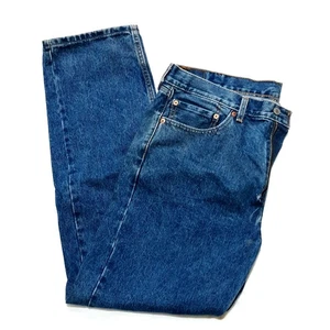 Jeans Levi Straus 505 5 bolsillos azul lavado 38 x 32 algodón para hombre - Imagen 1 de 6