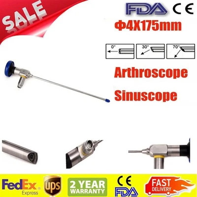 Mira para artroscopio endoscopio otorrinolaringológico de 4 mm EE. UU. Foto 1 de 4