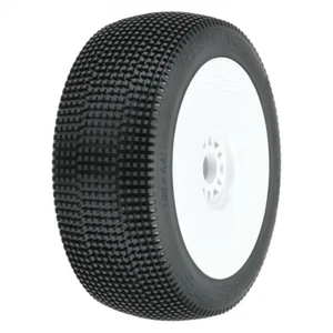 Pro-Line 1/8 Convict S3 Front / Rear Buggy Tires Mounted 17mm White Wheels (2) - Picture 1 of 1