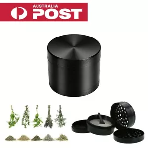 4 Layer Metal Grinder Zinc Alloy Herb Tobacco Smoke Crusher Spice Hand Muller - Picture 1 of 7