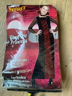 Halloween Costume- Vampire Princess- Girl: Med 7-10 - Image 1 of 2