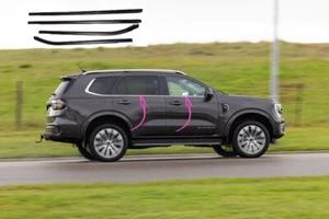 FORD EVEREST GENUINE BLACK OUTER WINDOW SEALS x4 to replace the Chrome Seals - Picture 1 of 1