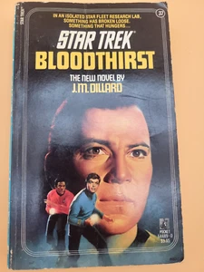 Star Trek. Bloodthirst By J. M. Dillard. 1st Printing. - Picture 1 of 8