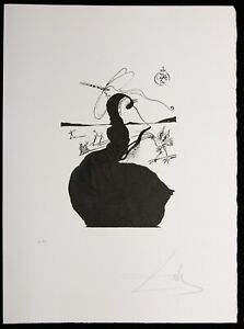 SALVADOR DALI etching BABAOUO HANDSIGNED on BFK Rives PAPER 1978