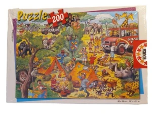 Educa Borras Jigsaw Safari Puzzle, 200 Pieces Animals and Camping - Picture 1 of 9