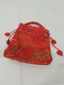 Cute Small Asian Red New Year Hand Bag Cute - Picture 1 of 8