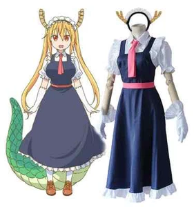 Miss Kobayashi-san Dragon Maid cosplay costume Tohru Uniform Anime Carnival - Picture 1 of 10