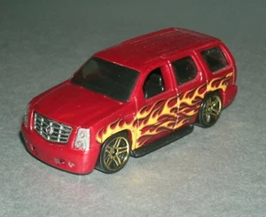 1/64 Scale 2007 Cadillac Escalade (Slammed w/ Flames) Custom - Hot Wheels R0970 - Picture 1 of 5