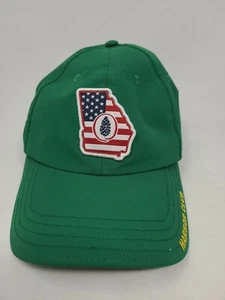 "Road To Augusta" American Flag State of Georgia Eisenhower Tree Logo Green Hat  - Bild 1 von 7