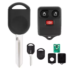 Nuovo 315Mhz 3 Pulsanti Keyless Ingresso Telecomando Portachiavi Adatto per Ford E-150 F-150 F-250 - Foto 1 di 12