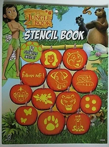 The JUNGLE BOOK Pumpkin Carving Stencil Book Halloween Designs Lot of 2 NEW - Picture 1 of 4