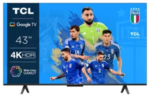 TCL TV LED 43"UHD 4K DVBT2/S2 SMART GOOGLE TV 43P79B - Foto 1 di 9
