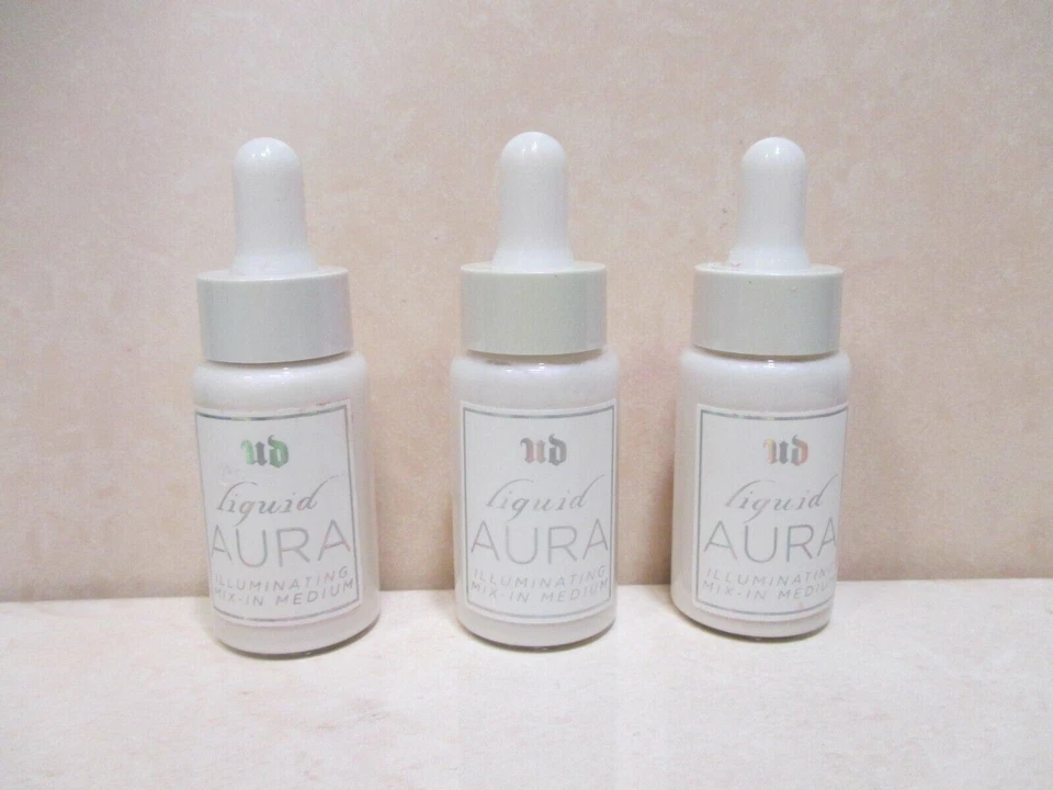 URBAN DECAY LIQUID AURA ILLUMINATING MIX-IN MEDIUM 0.80 OZ NB LOT OF 3 - Image 1 of 1