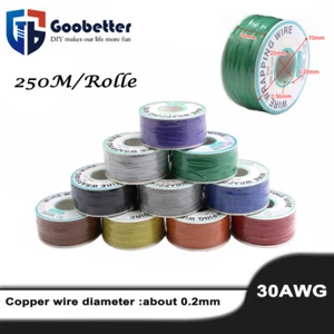 30AWG Insulated OK Electric Wire Single Core PCB Jumper Wrapping Wire Cable Lead - Picture 1 of 7