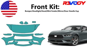 For Ford Mustang Ecoboost 2024-2025 Front Paint Protection Film PreCut Kit PPF - Picture 1 of 7