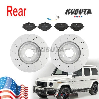 For 2019-2023 Mercedes G63 Amg Rear Rear Brake Pads And Rotors USA Foto 1 de 4