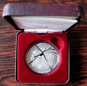 LETTLAND - 1 LATS 2007 PROOF KM# 87, FREMDE HERRSCHER, OVP & COA - Bild 1 von 4