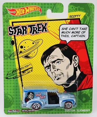 Hot Wheels Custom 1952 Chevy Scotty Star Trek Pop Culture - BDR58 Light Blue - Image 1 of 4