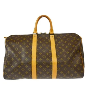 LOUIS VUITTON KEEPALL 45 DUFFLE HANDBAG MONOGRAM M41428 VI8901 XX34971 - Picture 1 of 9