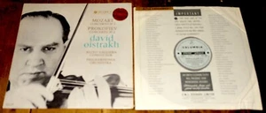 DAVID OISTRAKH MOZART PROKOFIEV TURQUOISE SILVER COLUMBIA STEREO SAX 2304 LP - Imagen 1 de 9
