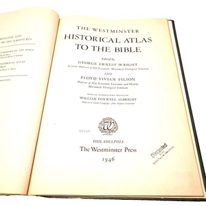 The Westminster Historical Atlas to the Bible (HC 1946) Maps Photos Essays - Picture 1 of 19