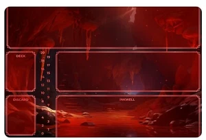 Lorcana Playmat, Ruby Mine Design Card Game Mat Suitable for Disney Lorcana - Picture 1 of 1
