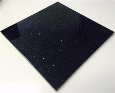 SAMPLE - Black Star Galaxy  Wall & Floor Tiles (Gold/Copper Fleck) 40x40 £28.00 