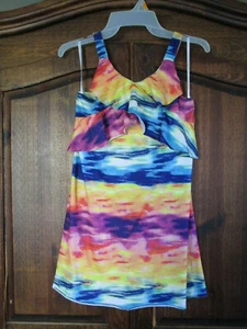 Girls Amy Byer Large 14 Ruffle Tank Top, New w/o Tags - Picture 1 of 6