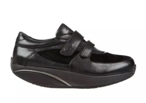 ZAPATOS MBT PATA POSTURA 37 6 7 CORREAS ZAPATILLAS ROCKING COMFORT NEGRO - Imagen 1 de 6