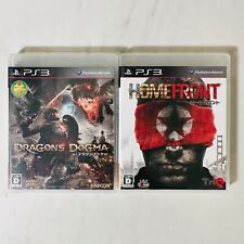 PS3 - Japanese Version - Lot of 2 - Dragon's Dogma - Homefront - NTSC-J  - Japan