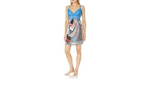 NWT Josie By Josie Natori Blue Gypsy Belle Lace Chemise Lingerie L Lg - Picture 1 of 2