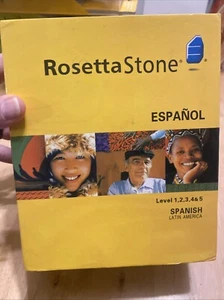 Rosetta Stone 3 Spanish (Latin America) Level 1-5 + Headset for PC, Mac /Version - Picture 1 of 3