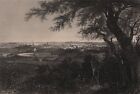 BALTIMORE. View of the city from Druid Hill park. Maryland 1874 old print