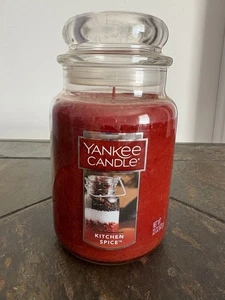 New Yankee Candle Kitchen Spice -Large 22oz Jar - Picture 1 of 2