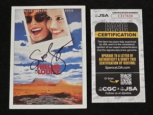 Susan Sarandon signiert 4 x 5,5 Zoll THELMA & LOUISE Film Promo Poster-JSA - Bild 1 von 4
