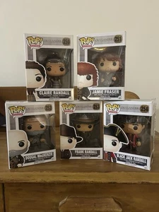 Funko Pop Outlander TV Series Complete Set 5 Funko Figures Jamie, Claire, Frank - Picture 1 of 1