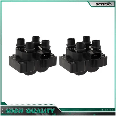 2pcs Ignition Coils For Ford F-150 F-250 1997-1999 4.6L Explorer 1996-2001 5.0L - Image 1 of 4