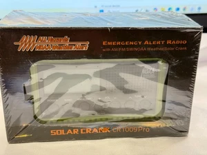Radio de alerta de emergencia All Hazards NOAA Weather Alert Solar Crank CR1009 Pro. - Imagen 1 de 5
