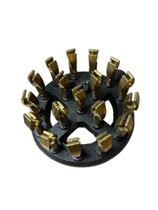 Duck Jet Gas Burner Head – 18 Tip Cast Iron/Brass Commercial Wok Stove - Picture 1 of 7