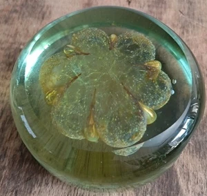 Vintage Mdina Glass Jellyfish Paperweight Signed  - Picture 1 of 14