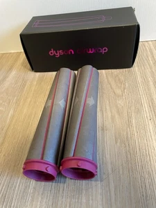 Dyson Airwrap 1.6 inch 40 mm Long Barrels Pink Fuchsia Nickel Left Right Pair - Picture 1 of 3