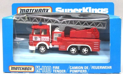 Matchbox SuperKing K110 FIRE TENDER TRUCK diecast MIB - Image 1 of 4