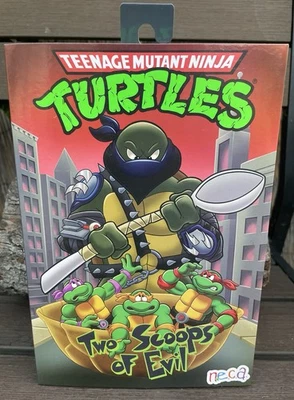 NECA TWO SCOOPS OF EVIL 7” FIGURE TMNT DARK LEO VOL.No21 - Image 1 of 4