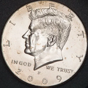2009-P 50C Kennedy Half Dollar USA getönt BB135 - Bild 1 von 2
